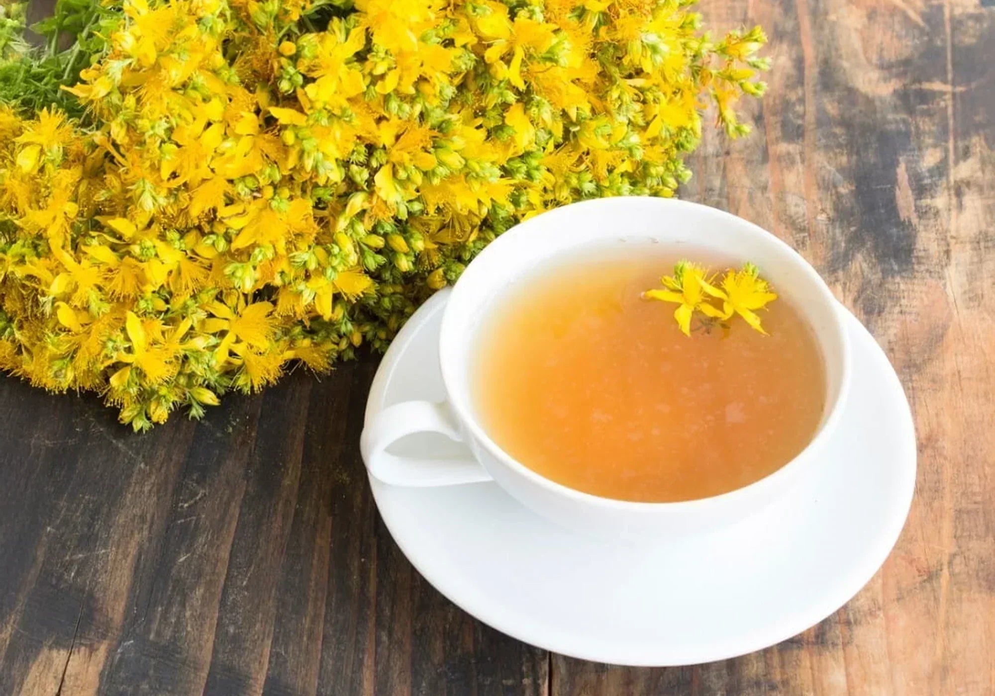 За какво помага чай от жълт кантарион