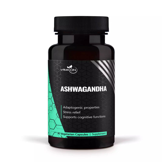 Ashwagandha extract, known for its adaptogenic, energizing and stress-relieving properties.