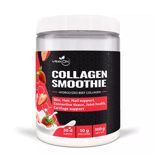 Collagen Smoothie - μια πηγή υδρολυμένου κολλαγόνου, που παρέχει υγιή συνδετικό ιστό, υγιείς αρθρώσεις, μαλλιά και δέρμα.