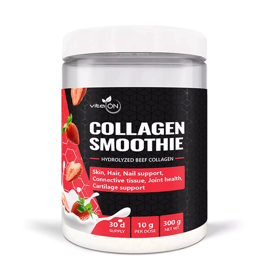 Collagen Smoothie - μια πηγή υδρολυμένου κολλαγόνου, που παρέχει υγιή συνδετικό ιστό, υγιείς αρθρώσεις, μαλλιά και δέρμα.